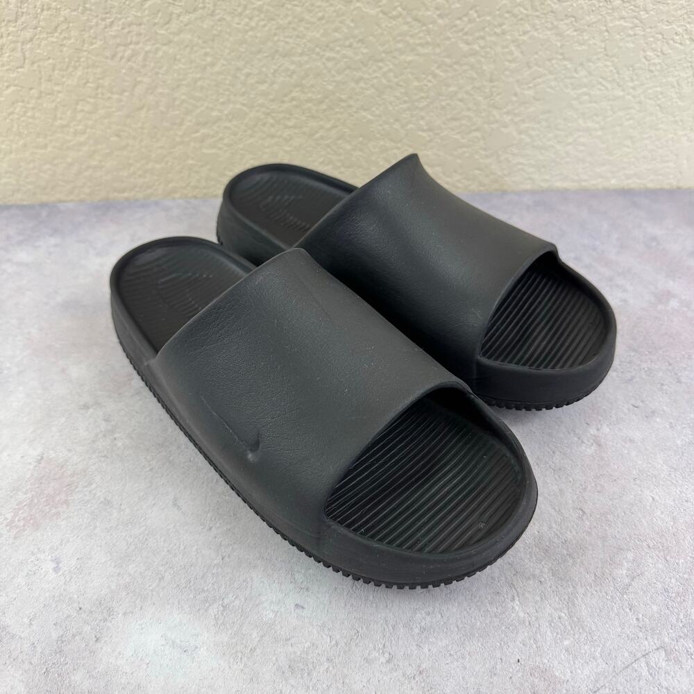 Nike Calm Slide Men's Sandals Black/Black US 8 Women's 9 FD4116-001